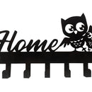 #A Multifunctional Metal Key Rack Wall Decorative Key Hat Organizer with Hooks