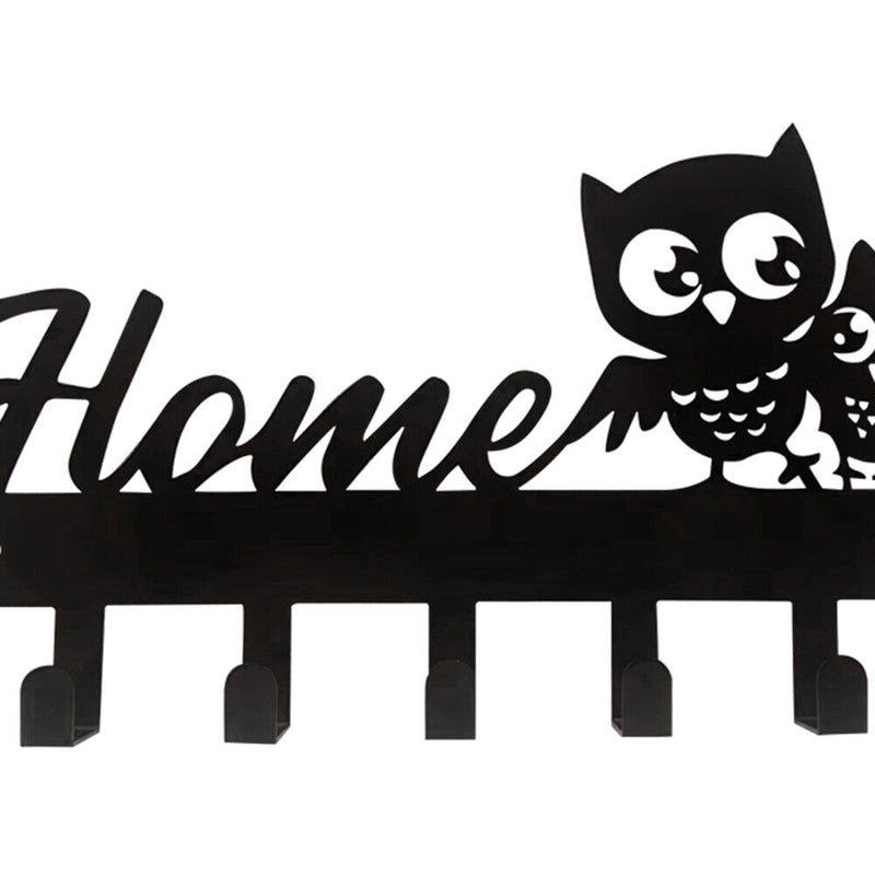 #A Multifunctional Metal Key Rack Wall Decorative Key Hat Organizer with Hooks