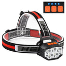 Portable Headlight Motion Sensor Camping Waterproof Rechargeable Mini Flashlight