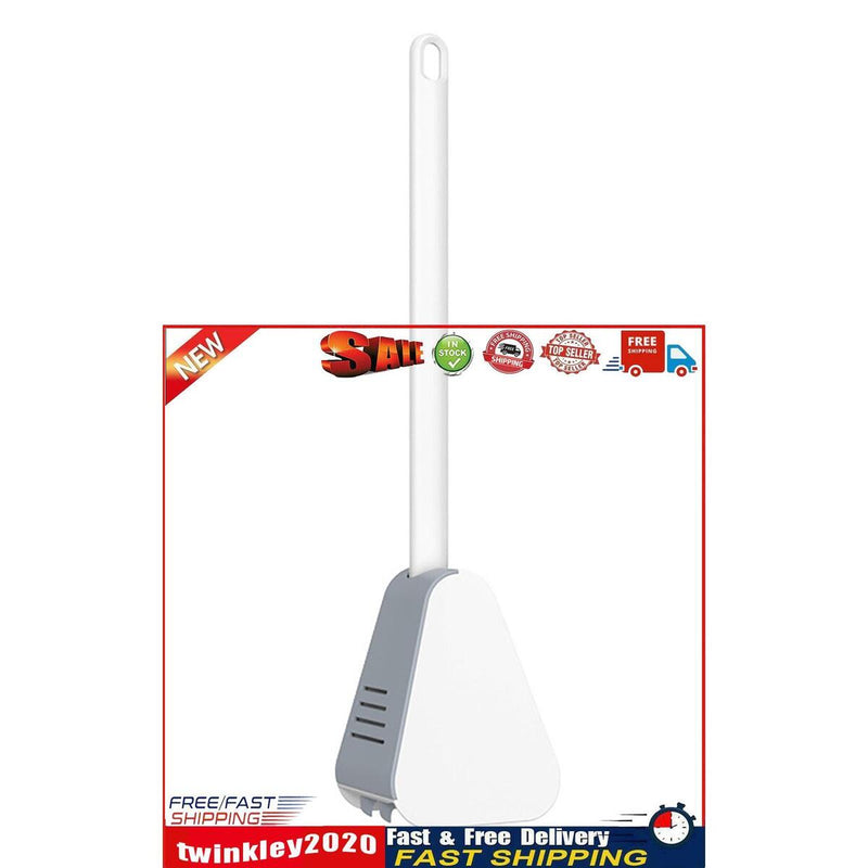 Golf Toilet Brush - Wall Mounted Toilet Brush with Long Handle (White) Newly