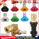 Pressure Washer Gun Adapter + Pivot Coupler + 7 Tips for Karcher K Series Newly