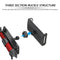 Stretch Car Headrest Phone Holder 360 Rotation Back Seat Bracket (Red)  Newly