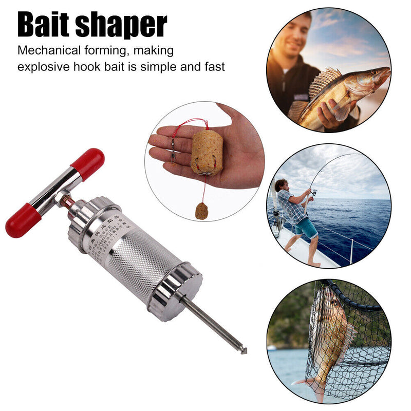 Portable Fishing Bait Compressor Feeder Forming Mold Device Carp Fishing Tackles