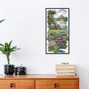 14CT Partial Cross Stitch Garden Path Stamped DIY Kits Handmade Embroidery