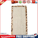 Pet Fish Sisal Cat Furniture Protector Scratch Mat Toys (Leopard Print)