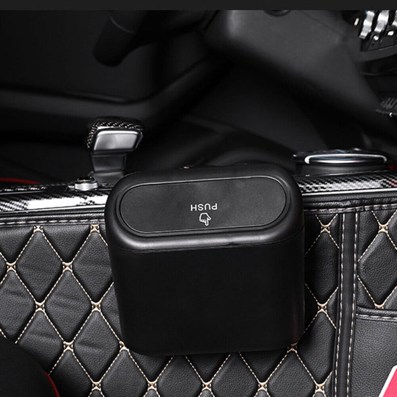 Universal Car Trash Can Flip Lid Garbage Bin Auto Stowing Tidying Accessori