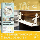 Creativity Kitchen Shelf Mobile Stand Home Wooden Bracket V6P8