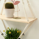 Flower Pot Wall Decoration Plants Holder Cotton Rope Basket Flower Pot Hanging