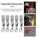 10pcsEDC Bag Suspension Clip with Key Ring Carabiner Outdoor Quicklink Tool