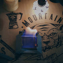 #A Mini Folding Camping Alcohol Stove Stainless Steel Solid Fuel Wax Furnace