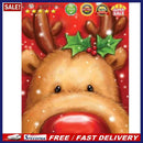5D DIY Diamond Painting Christmas Elk Full Round Drill Drawing Home Decorat