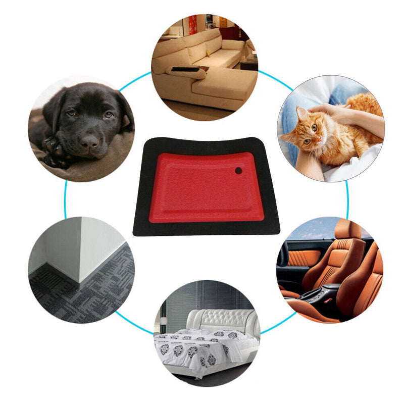 Pet Hair Remover Device Portable Sofa Dust Scraper Silicone Lint Brush (B) Newly