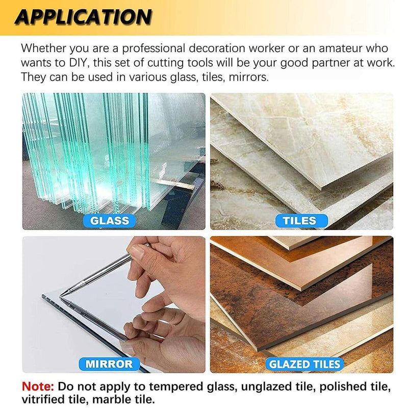 2 in1 Manual Tile Cutter Glass Ceramic Cutter for Cutting Glass,Glazed Tiles