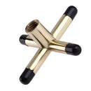 Metal Bridge Head Billiards Snooker Pool Cue Rest Stick Frame Rack(Cross) Newly