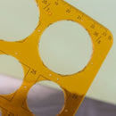 Ruler For Drawing Circle Painting Ruler Draw A Circle Template Ruler Ruler