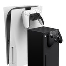 2x Headphone Holder Hanger Headset Controller Stand for PS5 Xbox Series X Host
