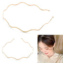 Party Accessories Hair Hoop Metal Headdress Wave Bending Thin Headbands