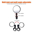 2pcs MTB Bicycle 360 Rotation Adjustable Handlebar Scooter Rear View Mirror