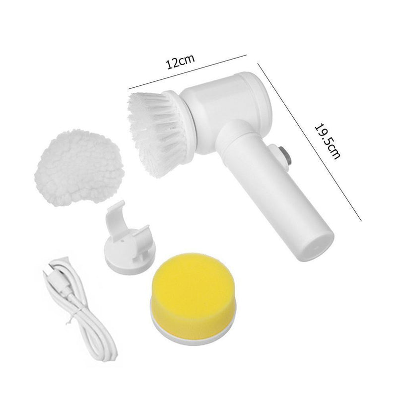 Portable Cleaning Brush Waterproof for Household Washing Tools (Rechargeabl