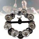 Portable Percussion Hi-hat Tambourine Jingles Drum Set Musical Accessories E6B4