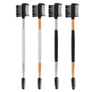 Dual Purpose Double Head Eyebrow Comb Cosmetic Tools Makeup Brush Eyelash Curl