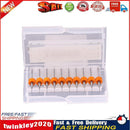 10pcs Engraving Drill Bits Tungsten Steel Woodworking Hand Drill (0.45mm) Newly