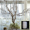 33FT Garland Diamond Acrylic Crystal Bead Curtain Wedding DIY Party Decor Newly
