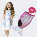 Lovely Sequins Coin Purse Strap Handbag Kids Girl Glitter Small Zipper Clut