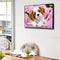 Hand Painted Artwork Animal DIY Painting By Numbers Kit Frameless Hanger Decor