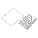 Snowvirtuos 2pcs Eat Sleep DIY Cutting Stamp Stencil Scrapbook Embossine