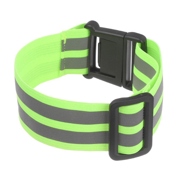 Wristband Cycling Reflective Strips Bicycle Bind Strap Warning Armband