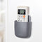 Wall Storage Box Phone Plug Holder Rack Desktop Organizer Stand (Grey) Newly
