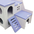 Hamster Nest Squirrel Cage Small Animal Sleeping Bed Play House (Purple) Newly