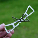 Alcohol Stove Cross Stand Steel Bracket Camping Stove Accessorr Shelf F4P6 E6B4