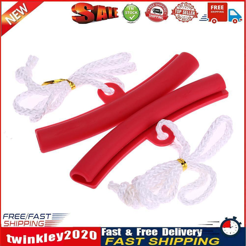 2pcs Motorcycle Saver Changing Tyre Tire Wheel Rim Edge Protectors (Red) Newly