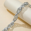 Punk Choker Metal Thick Chain Unisex Hip Hop Necklace Necklace Statement Jewelry