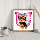 5D DIY Diamond Painting Kits Full Round Drill Butterfly Puppy Mosaic Pictur