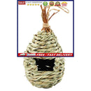 Hummingbird House, Hand-Woven Window Garden Hanging Grass Birdhouses Nestin