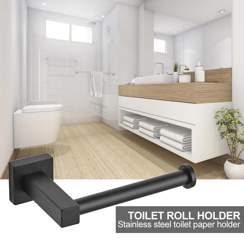 Stainless Steel Wall Mounted Toilet Paper Holder Bathroom Accessories (B)