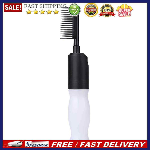 Hair Dye Bottle Oil Treatment Coloring Dispensing Bottle Root Comb for Hair