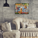 Bike and Dogs Oil Painting By Numbers DIY Paints On Canvas Picture Decor