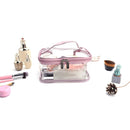 Simple Layer Waterproof Cosmetic Makeup Bags Women Toiletry Cases (Pink)