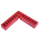 L Shape Right Angle Ruler Carpentry Measuring Gauges Positioning Tool(4inch