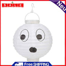 20cm Round Paper Lantern Halloween Expression Hanging Ball Light for Home Decor