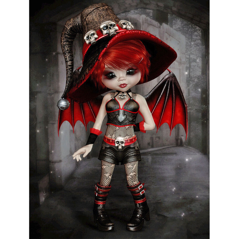 #A 5D Kit Rhinestone DIY Cartoon Girls Series Full Round Drill Art Creative Diam