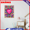 5D Rhinestone Pictures DIY Abstract Love Full Round Drill Diamond Painting Kit