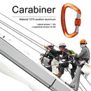 25KN Climbing Buckle Security Safety Master Lock Rock Climbing (Orange) Newly