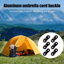 Tent Wind Rope Buckle Aluminum Alloy Paracord Buckle Camp Equipment 3color