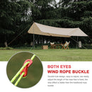 20pcs Outdoor Camping Tent Parachute Cord Rope Buckle Cord Buckle Fastener Ki