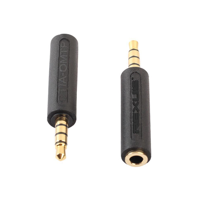 2pcs/Many Headphone Converter Adapter Convert OMTP CTIA or CTIA, OMTP 3.5m
